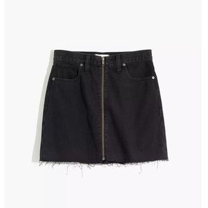 Madewell denim mini skirt